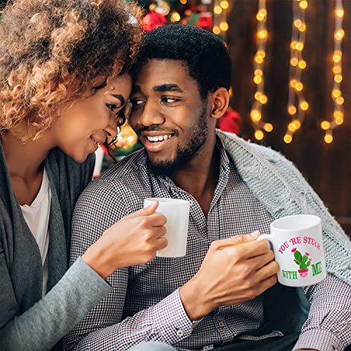 Image of Party Propz Cute Coffee Mug for Gift - 1Pc, 330 ml You're Stuck with Me Printed Cute Mug for Birthday /Anniversary Gift for Husband, Wife, Gifts for Girlfriend, Gifts for Boyfriend