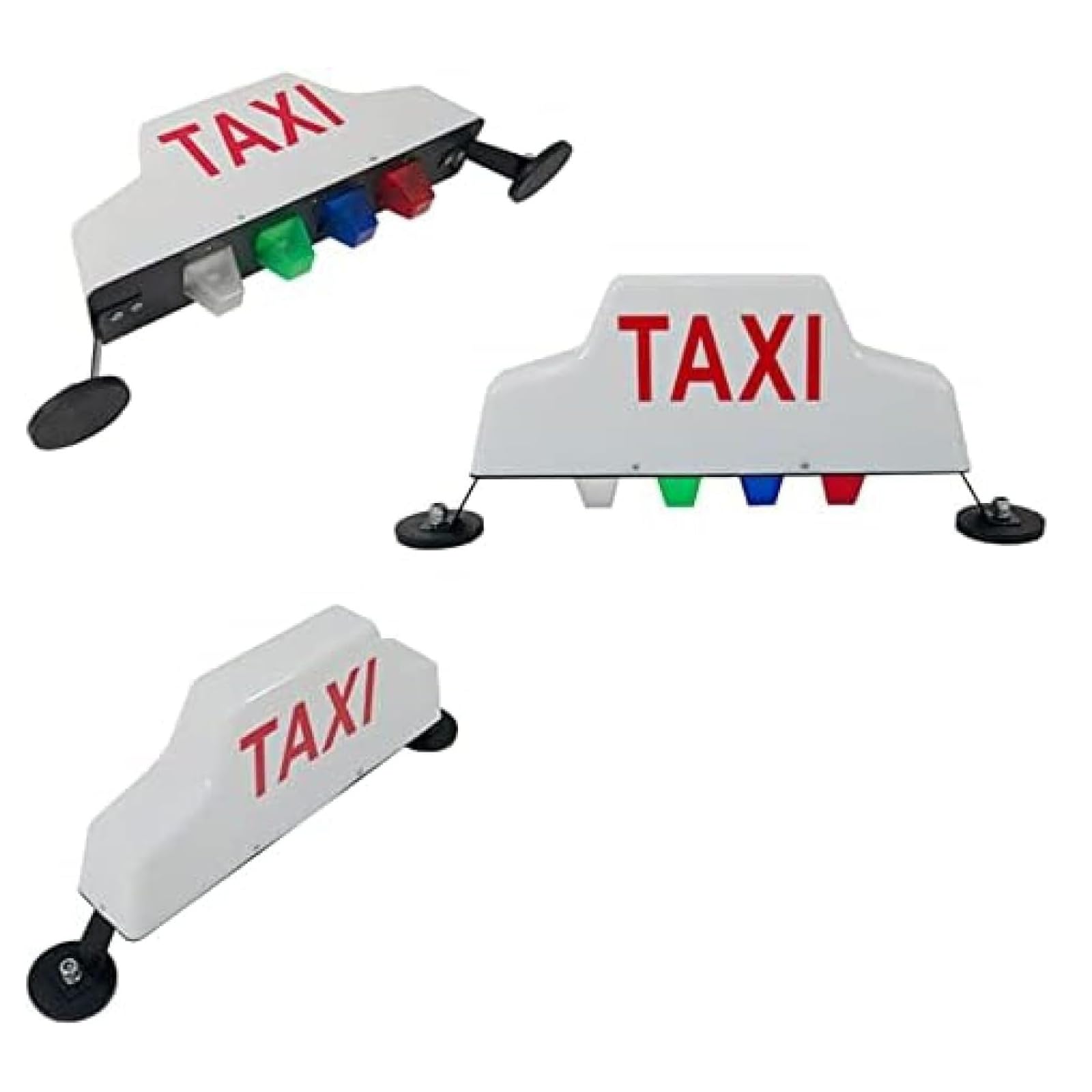 Letrero LED para Taxi, Luz LED para Taxi para Automóvil, Resistente Al Agua con 4 Luces Adicionales, Bajo Consumo De Energía/Fuerte Adsorción Magnética, Evita Rayones En El Automóvil