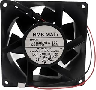 for 3615RL-05W-B30 24V 0.53A Fan - 9038 9CM 2-Wire Cooling Fan 90X90X38MM