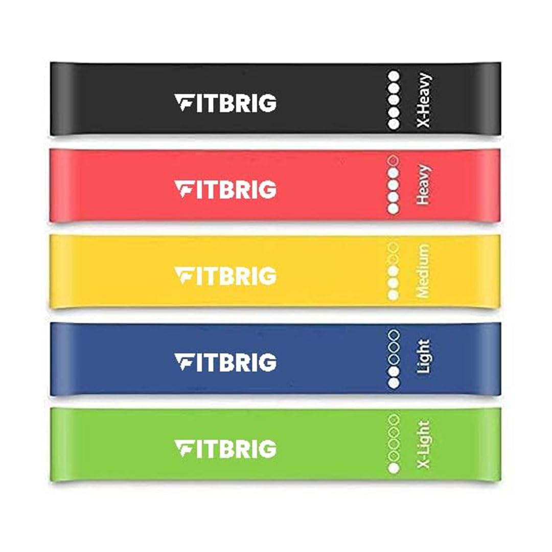 FITBRIG Resistance Bands Set for Strength Training, Mini Loop Hip Band Thera Band Multicolored Loops Bands (B0CZX772P3) Amazon Price History, Amazon Price Tracker