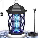 seenlast Insektenvernichter Elektrisch 4000V Mückenlampe 18W UV-Licht, Elektrische Fliegenfalle Mückenfalle Insektenfalle Fliegenfänger, Wasserdicht IPX4 Ungiftig Geruchsneutral für außen und innen