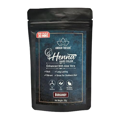 Miniatura 12 de Tinte para el cabello con henna de 30 minutos infundido con bondad de hierbas, tinte para el cabello sin amoníaco (paquete de 1, marrón oscuro)