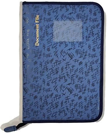 Fs Size (A4) Docoment and Certificates Holder Cum Chain File Bag 20 Inner Leafs Colour Blur