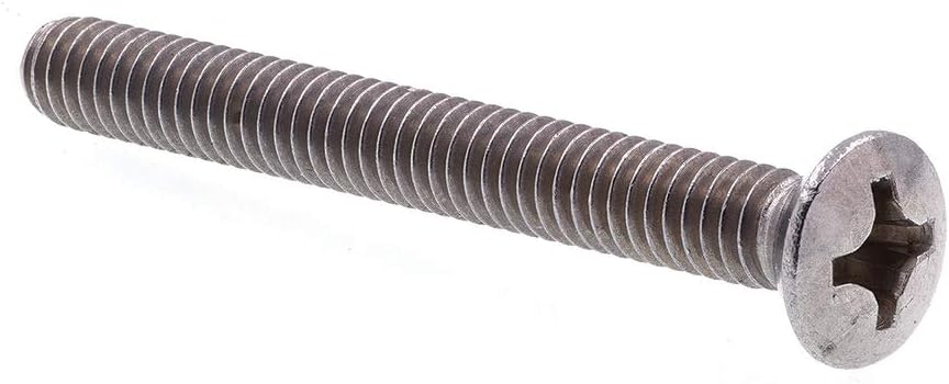 Prime-Line 9011245 Machine Screws, Oval Head, Phillips Drive, #12-24 X 2 in, Grade 18-8 (25 Pack)