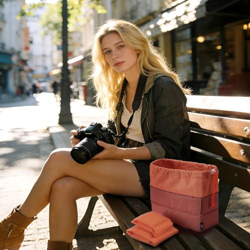 Bolsa impermeable para cámara DSLR con compartimentos ajustables miniatura 2