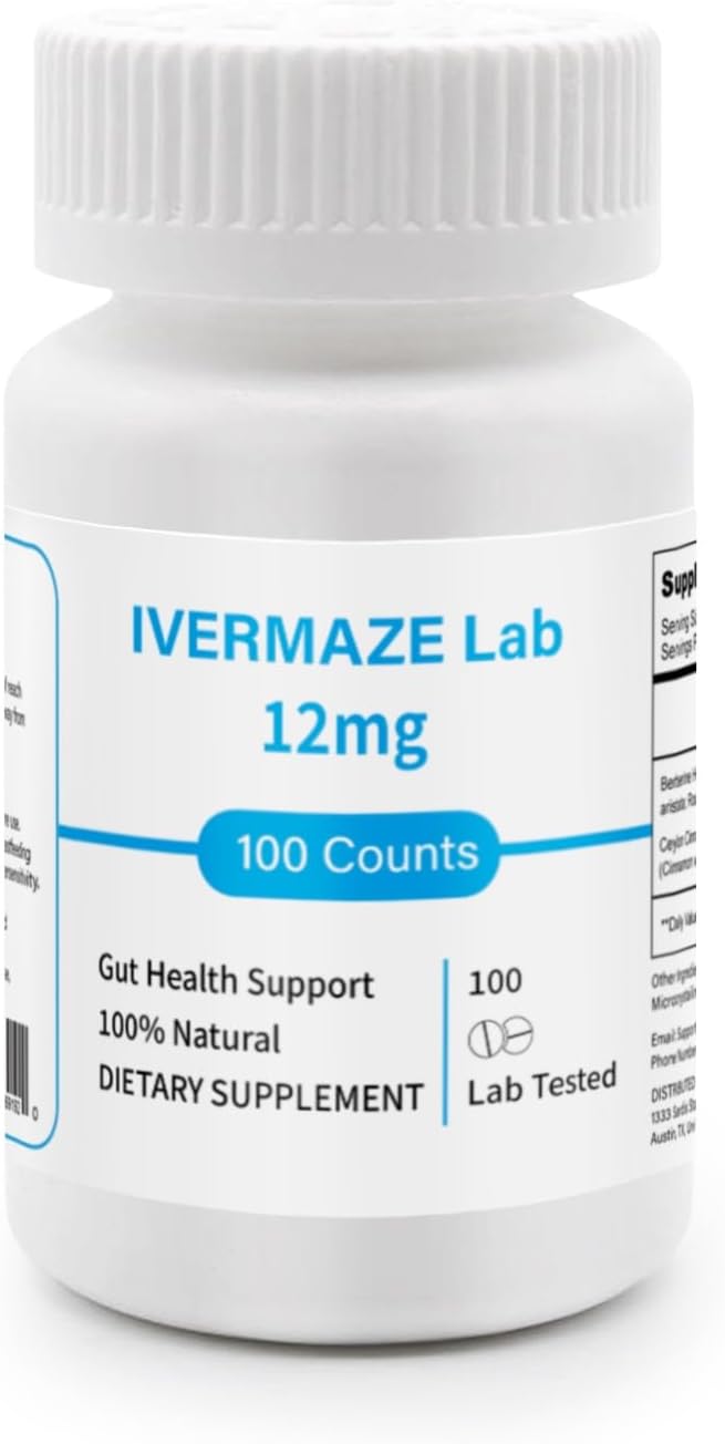 IVERMAZE Labs -12 mg 100 Count