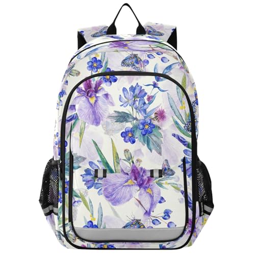 Sac à dos ordinateur portable enfants papillons Iris A381 pour l'école