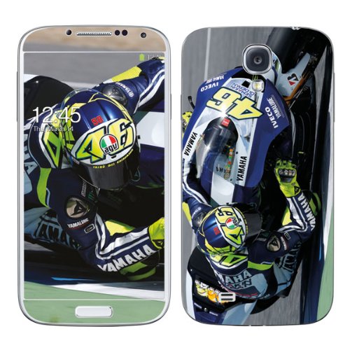 Diabloskinz B0098-0021-0056 - Vinilo Adhesivo para Samsung Galaxy S4, diseño de Valentino Rossi, Temporada 2013