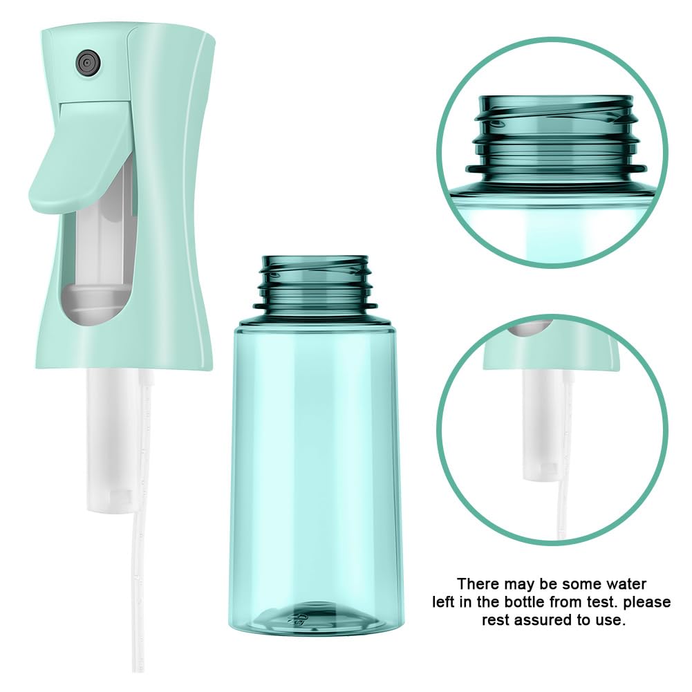 Alaoo Bottigliette Spray, 200ML Bottigliette Spray Flacone Spray Continuo Fine, Bottigliette Spray Riutilizzabile, Adatto per la Cura dei Capelli, Pelle, Piante, Degli Animali Domestici(B-Blu) - 5