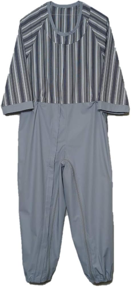 Amazon.co.jp: 介護服 ろうべん 介護パジャマ (S, 1グレー