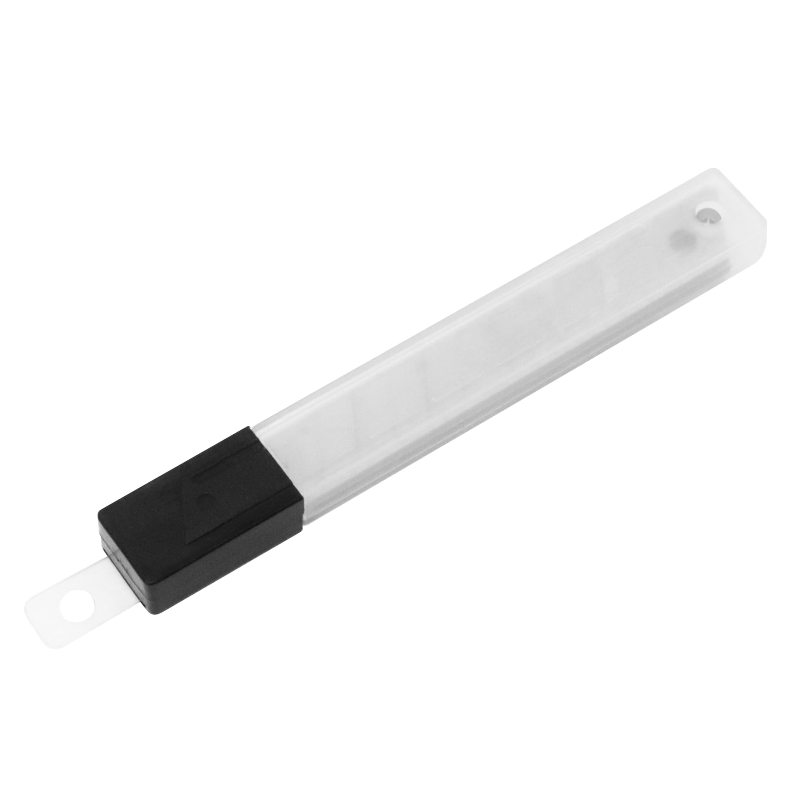 RAYLU PAPER - Cuchillas de recambio de 9mm para cúter profesional, Hojas de acero al carbón reforzadas para recambio de cúters profesionales