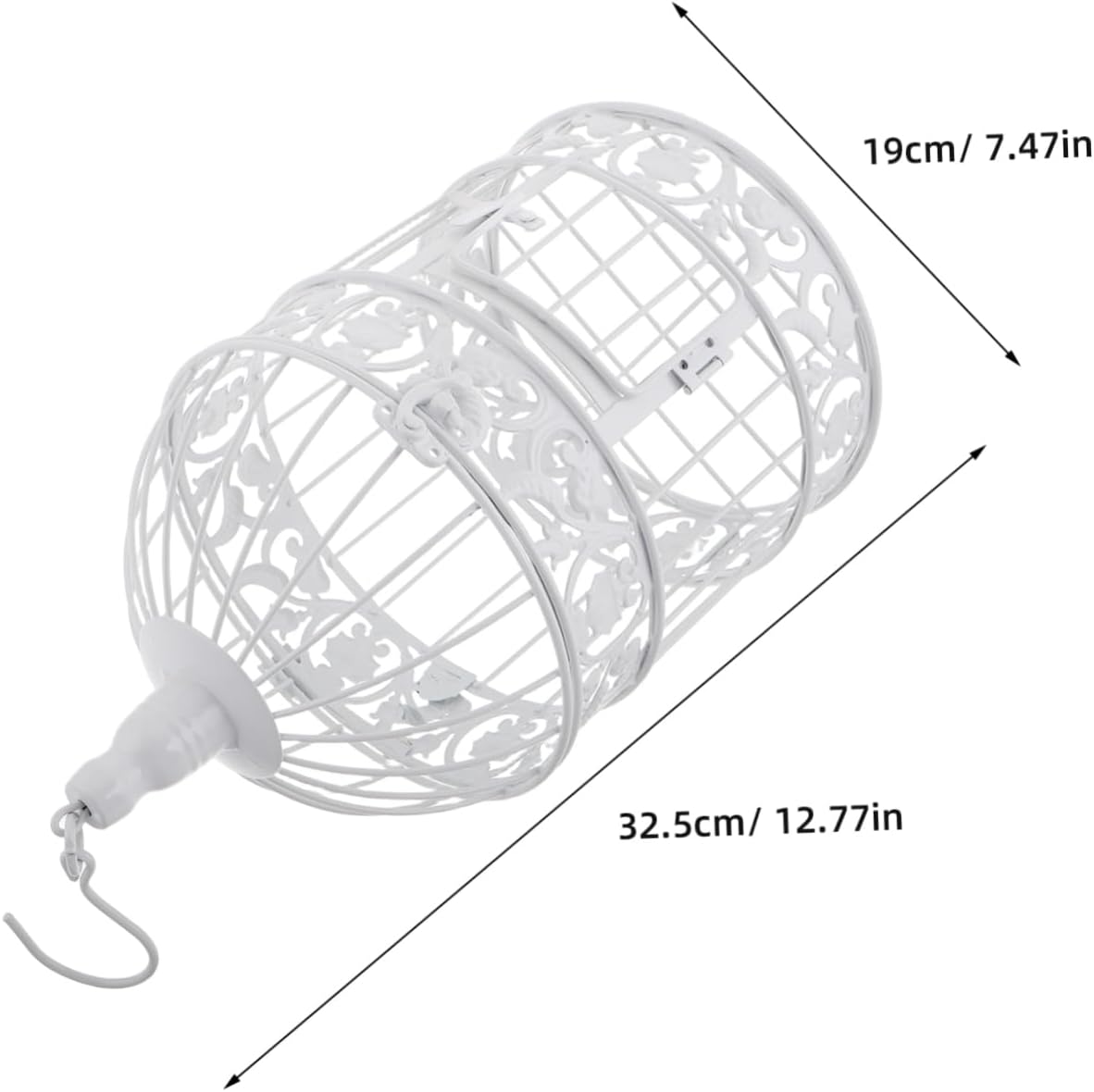 Alipis Rustic Decorative Bird Cage Centerpiece for Weddings and Events Elegant European-Style Iron Birdcage for Indoor Decor Versatile Photography Prop and Home Ornament Small Height