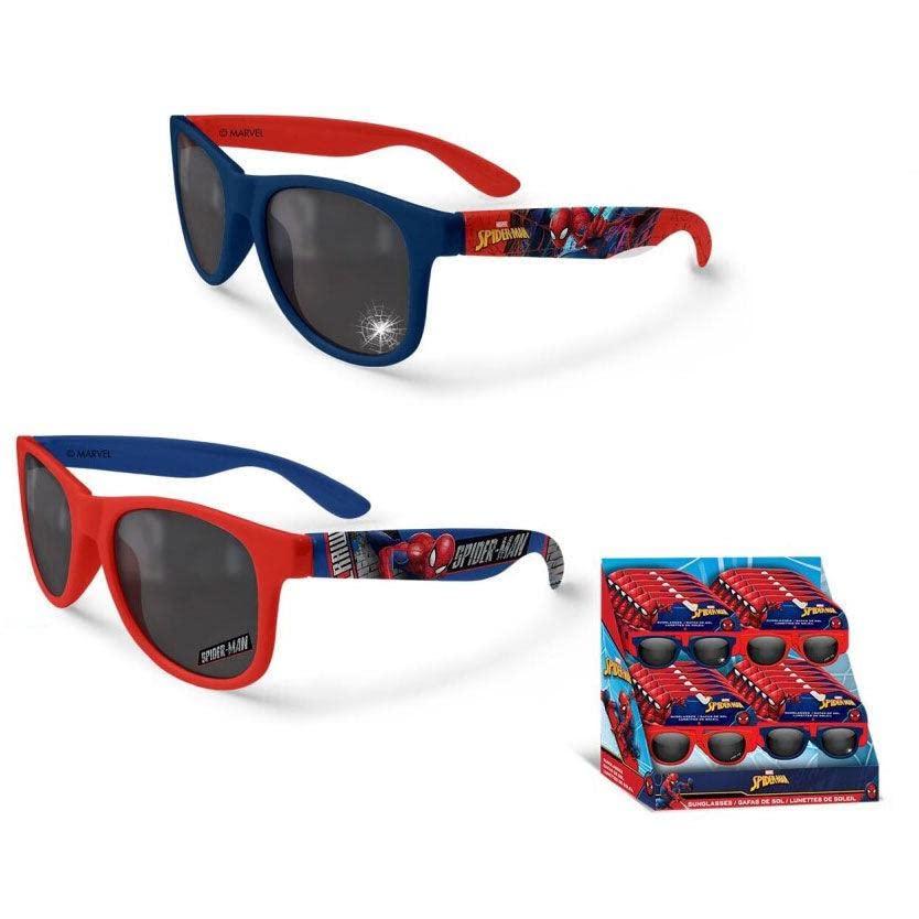 Kids Euroswan- Gafas de Sol Spiderman. 2 Mod sdos (exp 24 uds),...
