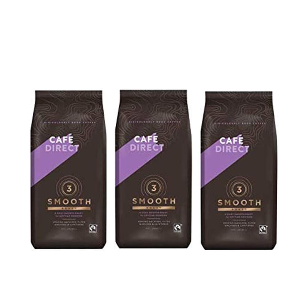 Cafe Direct Smooth Roast &Ground Medium Bodied Coffee 3 x 227g