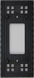 Arts & Crafts Mission Style Oil Rubbed Bronze 1 Gang Switch Plate - 1 GFI/Rocker Opening