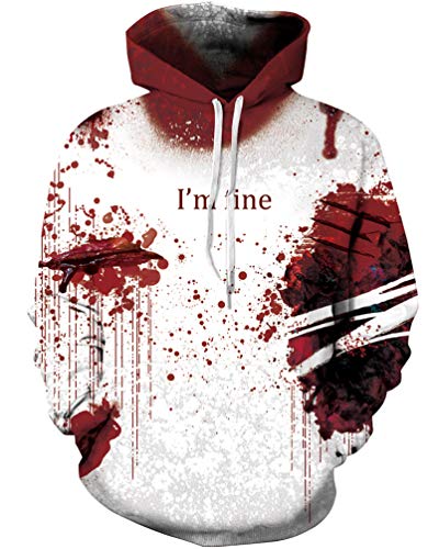 sanatty Unisex Hoodies 3D Print Galaxy Pullover Hooded Sweatshirt Hoodies with Big Pockets