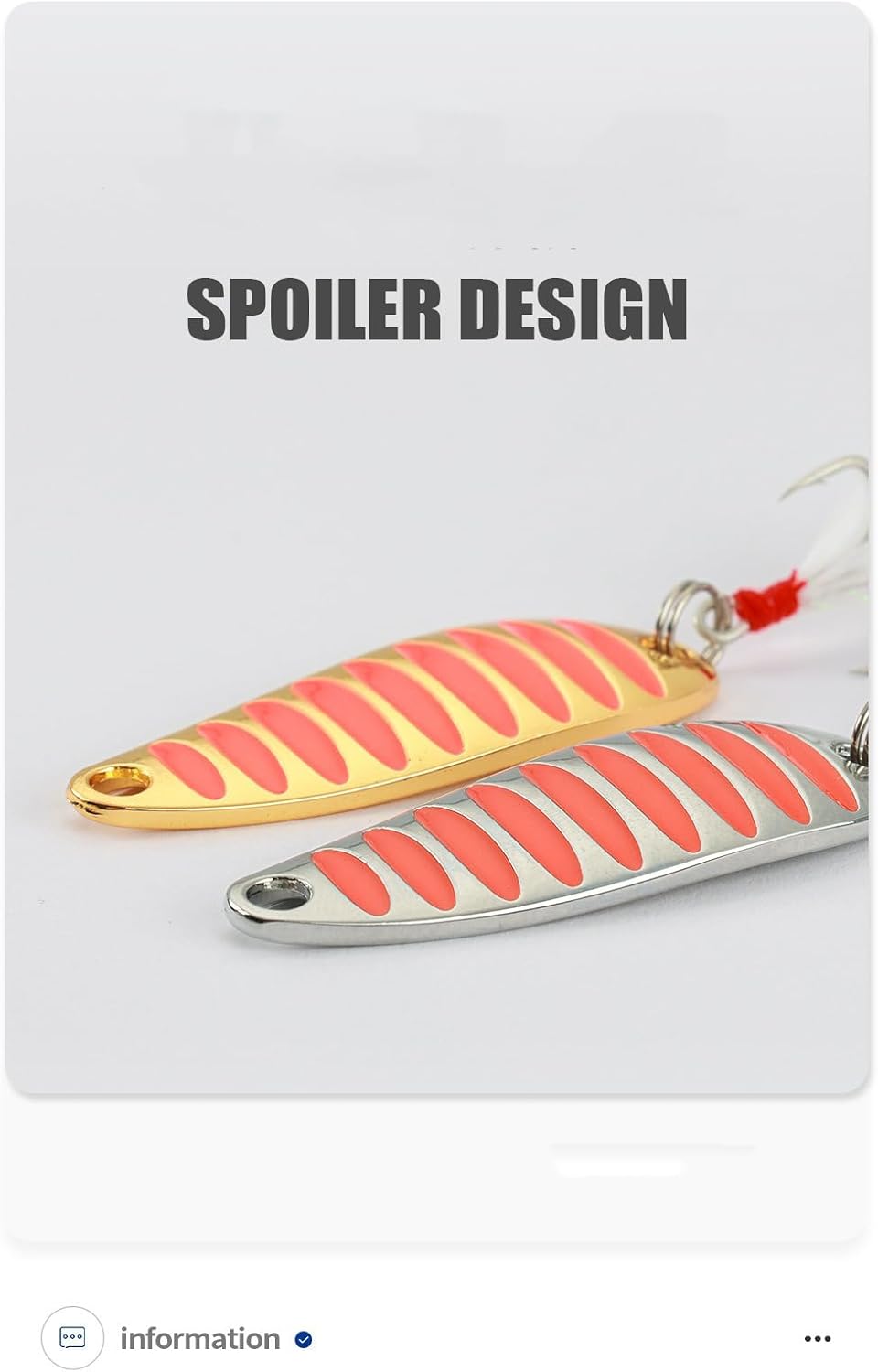 10-Piece Gold & Silver Spoon Fishing Lure - Metal Vibrating Spinner Hard Bait Metal Wobbler Artificial Lure Feathered Treble Hook Angler's Top Choice 0.18oz - 0.71oz