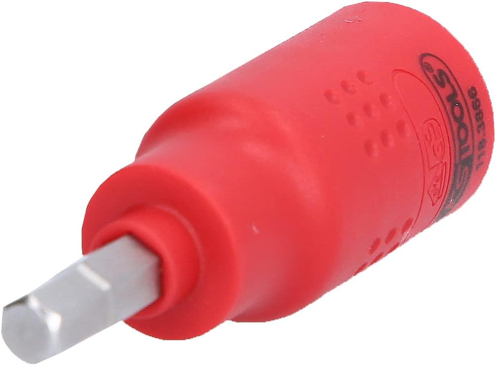 KS Tools 118.3866 3/8" Insulation Bit Socket for Hex Sockets Length 6 mm 60 mm