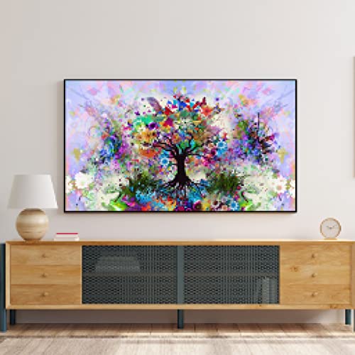 Peinture sur Toile Moderne Fleur Abstraite et Images Décor Maison 55x95