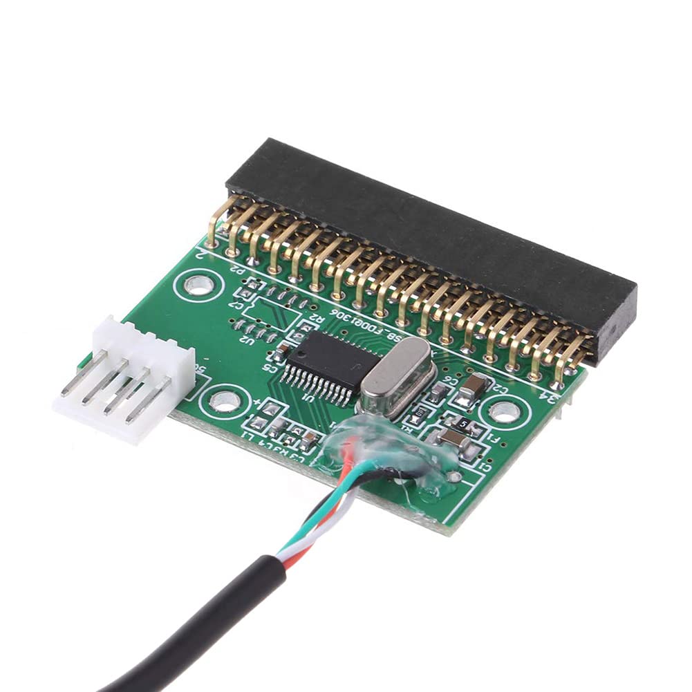 Connecteur de lecteur de disquette 34 broches vers USB 1,44 Mo, 8,9 cm, adaptateur PCB, disque USB vers disquette A
