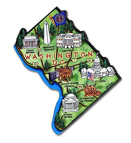 Imán decorativo Washington D.C. Classic Magnets