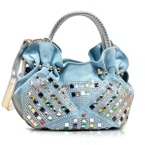 Bolso Tote Denim, bolsa suave para mujer viaje miniatura 1