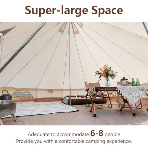 Bell Tent with Stove Jack 16.4ft
