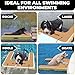 Large Inflatable Dog Water Ramp - Safe and Easy Access for Dogs up to 165 lbs - Floating Ramp Ladder for Pools, Boats & Docks - Non-Slip EVA Foam Dog Platform, High Visibility, Military-Grade PVC