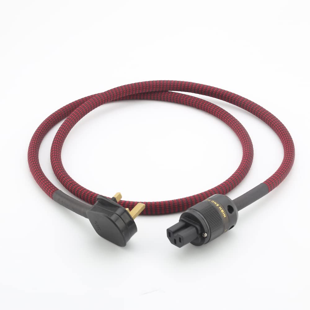 Tertullus Hifi Power Cable 2m Audio Power Cable Audiophile Power Cable 3 X 2.5mm² OFC Power
