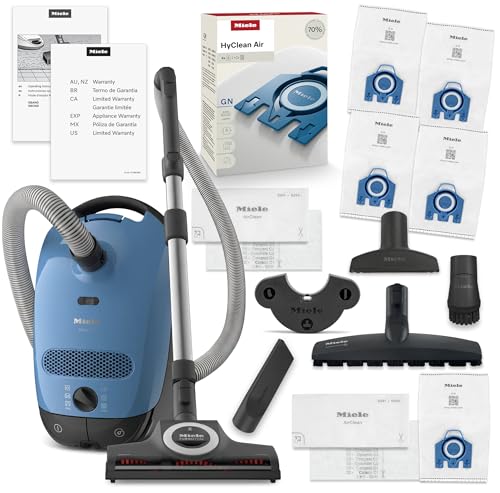 Miele Classic C1 Turbo Team Canister Vacuum Cleaner with TurboTeQ Turbohead + Parquet-3 Floorhead...