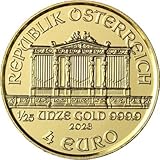 Goldmünze Wiener Philharmoniker 2023, 1/25 Unze, Neuware
