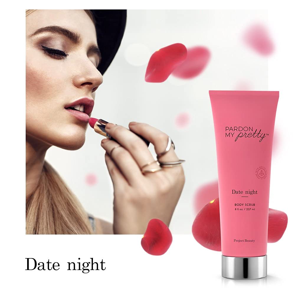 Date Night Body Scrub with Arctic Vitamins by Pardon My Pretty, 8 Ounce : Beauty & Personal Care
