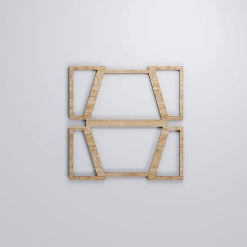 Miniatura 5 de Ekena Millwork WALW08X08X0250GLYRO Greeley - Paneles de pared con calado, 7 38 pulgadas de ancho x 7 38 pulgadas de alto x 14 de alto, roble rojo