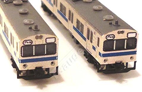 BIBNY T-Gauge Model Trains 1:450 Scale JR 103 Kansai 4 Car Set (Cream and Blue Stripe)