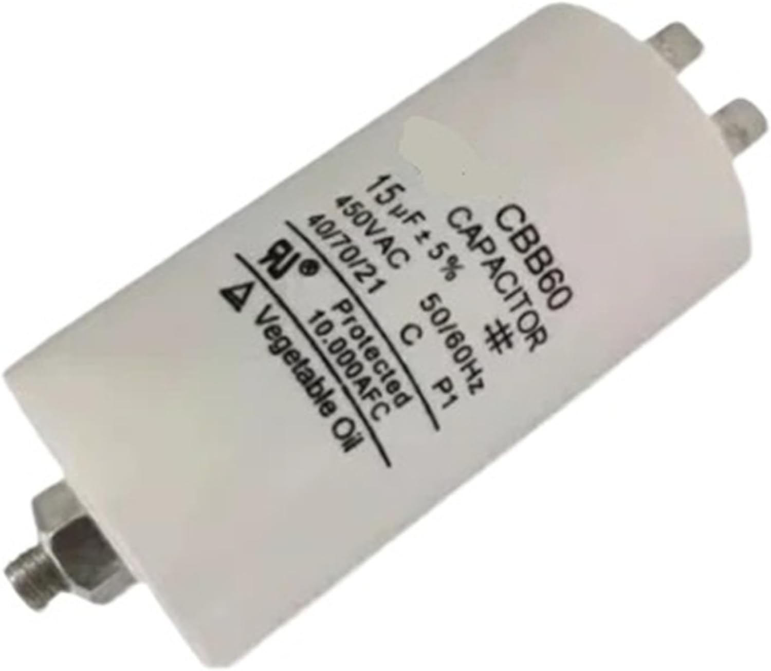 1PCS CBB60 4/5/6/8/10//12/14/15/16/20/25/30UF 450V Capacitor(30UF 450V)