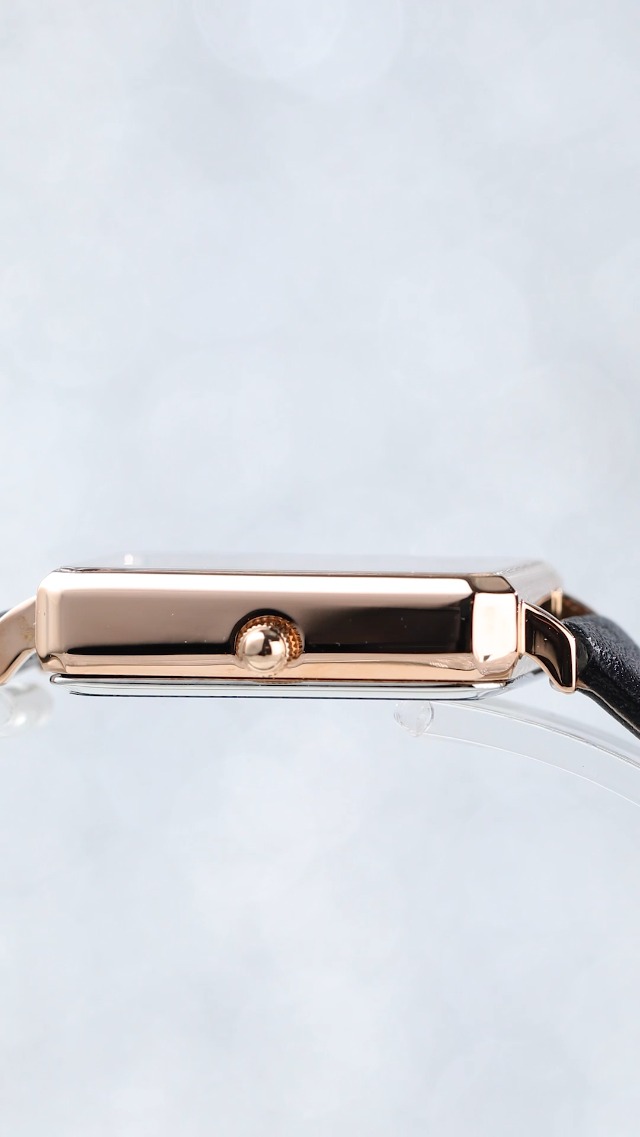 GUCCI Lady\'s watch - Mother of Peal Rectangle Dial Black Leather Band -Vintage Gucci Womens Watches in Womens Watches - Walmart.com main image 4