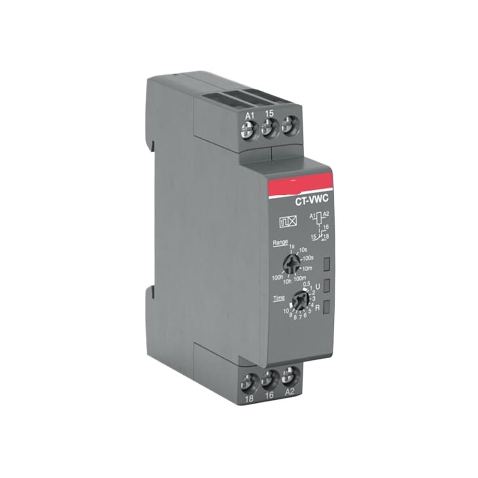 ZVQYSGIW 10230085 CT-VWC.12 1SVR508130R0000 Time relay,1c/o, 24-48VDC/24-240VAC