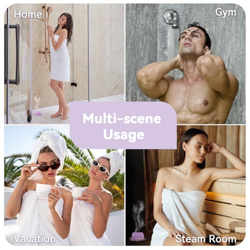 Shower Steamers Aromatherapy 6 Pack Gifts for Women Mom Men, Gifts for Her Stress Relief Home Spa, Birthday Gift Lavender Natural Essential Oil Self Care Relaxation Shower Bombs Teen