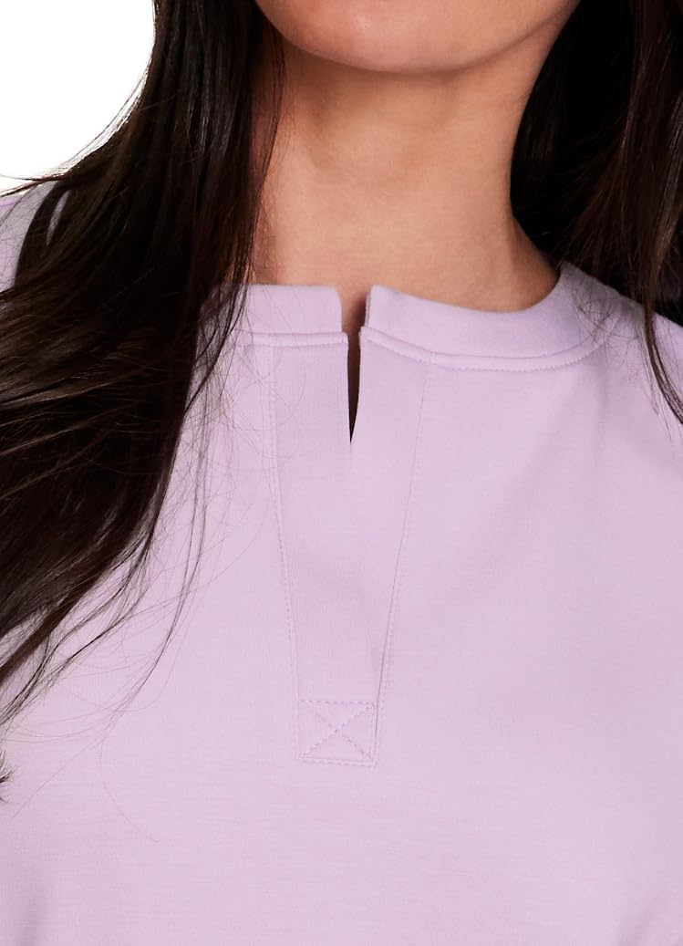 RBX Transitional Sweatshirt for Women, Luxe Athleisure Sweatshirt Ultra Lightweight Long Sleeve Super Soft Pullover