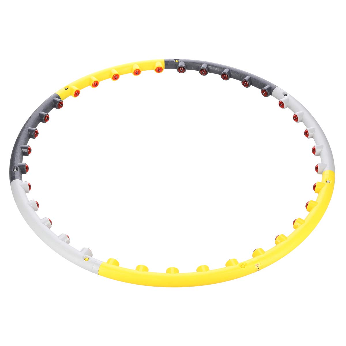 HMS Hula Hoop Reifen Fitness für Erwachsene Bauchtrainer | Trainingsgerät mit Magneten | Durchmesser 85cm