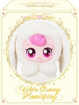 Princess Catch Teenieping Season 6 Plush Doll 8" White Bunny Heartsping