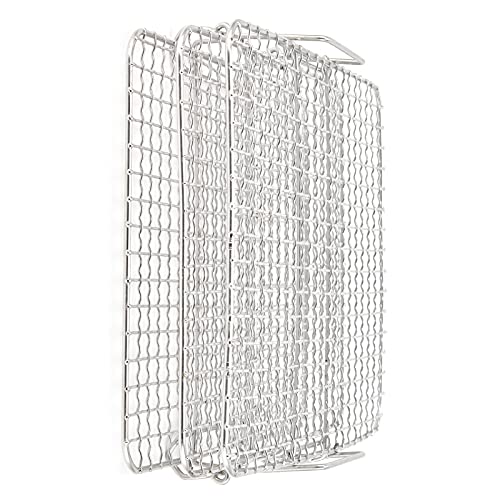 Rack de resfriamento, grelhador multifunções para churrasco para forno regular para fritadeira Foodi