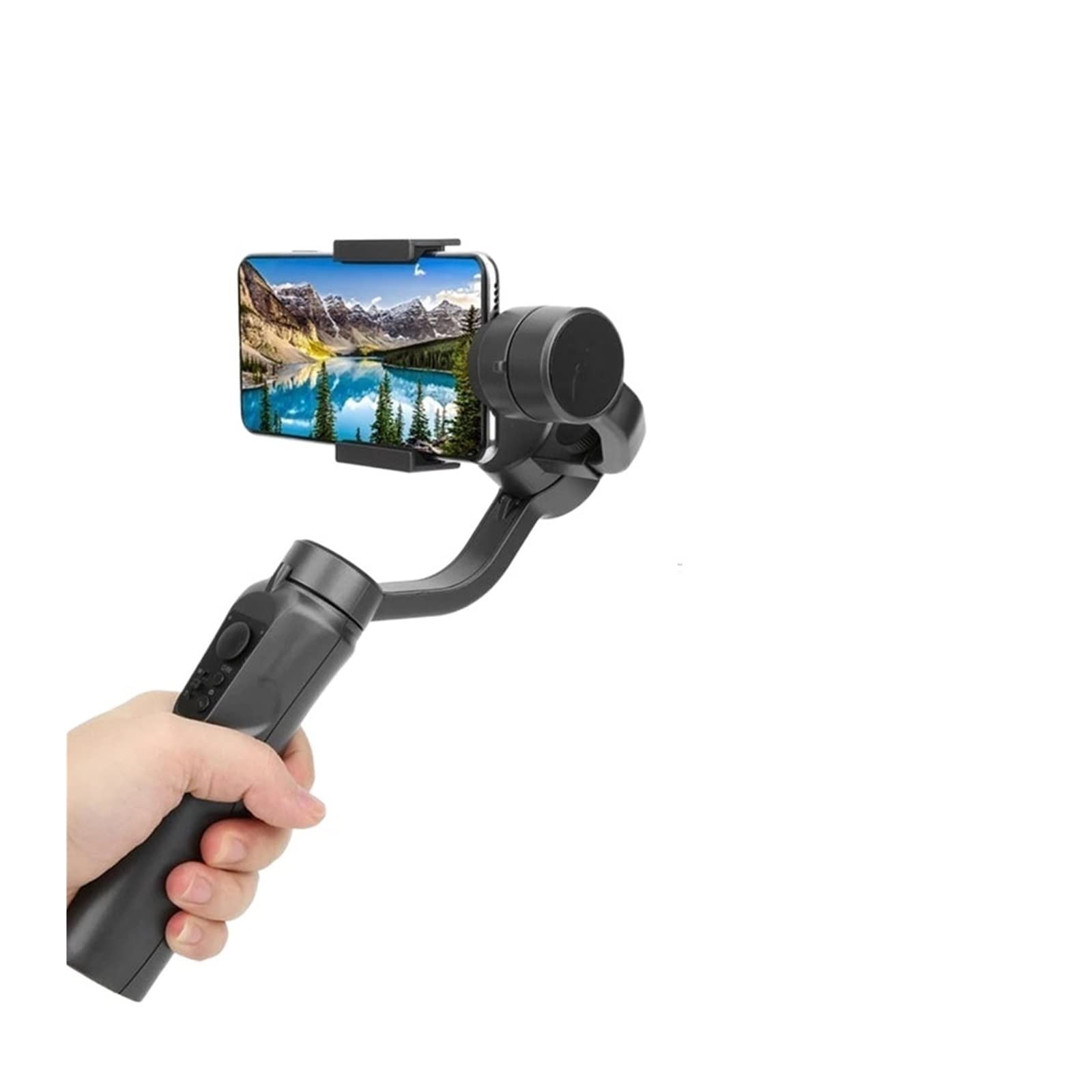 F6 3 Axis Gimbal Estabilizador de Mano Teléfono móvil Grabación Video Smartphone for cámara acción Vlog Live Transmisión en Vivo(F6 Standard)