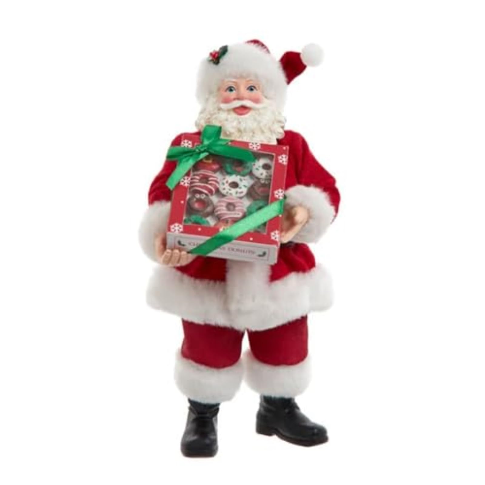 Kurt S. AdlerKurt S. Adler 10.5-inch Fabriché™ Santa with Box of Donuts
