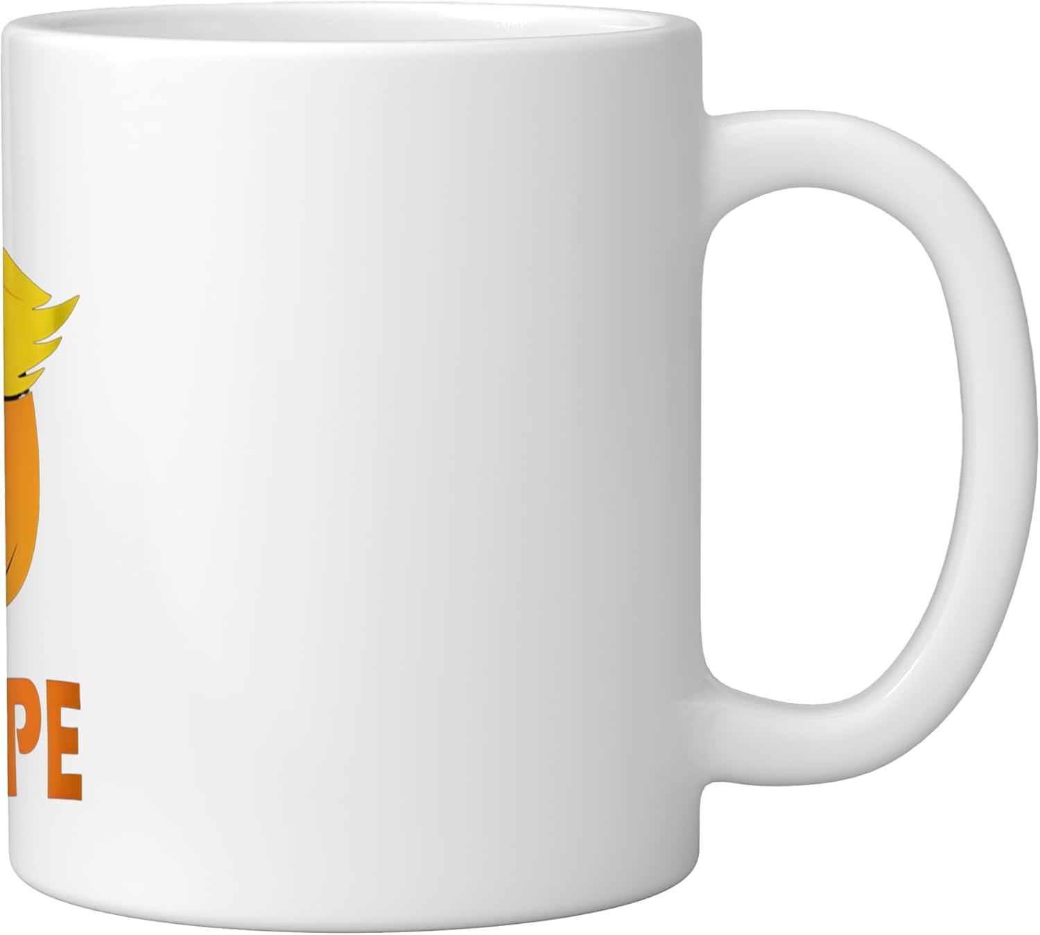 Nope Trump Political Election Vote Patriotic Democracy Funny Ceramic Mug, White, 11oz image 2