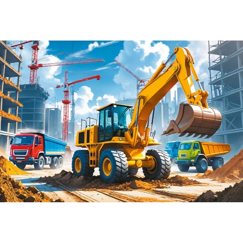 Trefl Puzzle 60 – Baufahrzeuge 60 pièces - vue 3