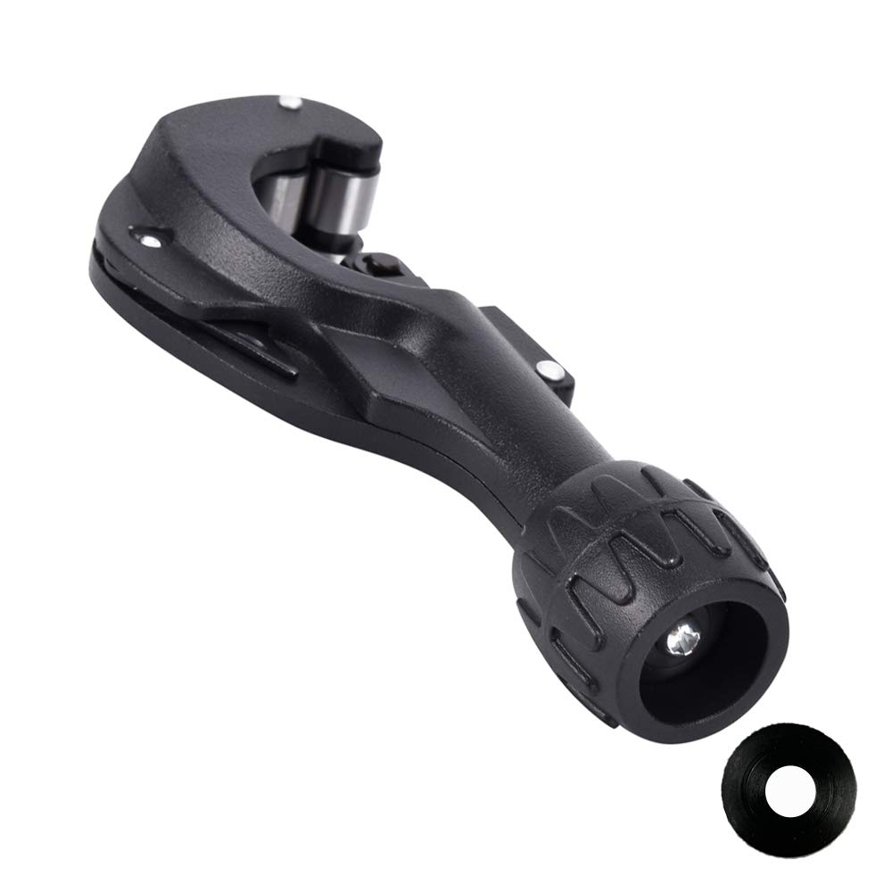 ICOOL Tubing Cutter 1/8 to 1-3/8 Inch (3-35mm) (Matte Surface) with Extra Blade and Reamer for Copper, Brass, Aluminum, Mild Steel Pipes, PVC, Thin Stainless Steel Tube