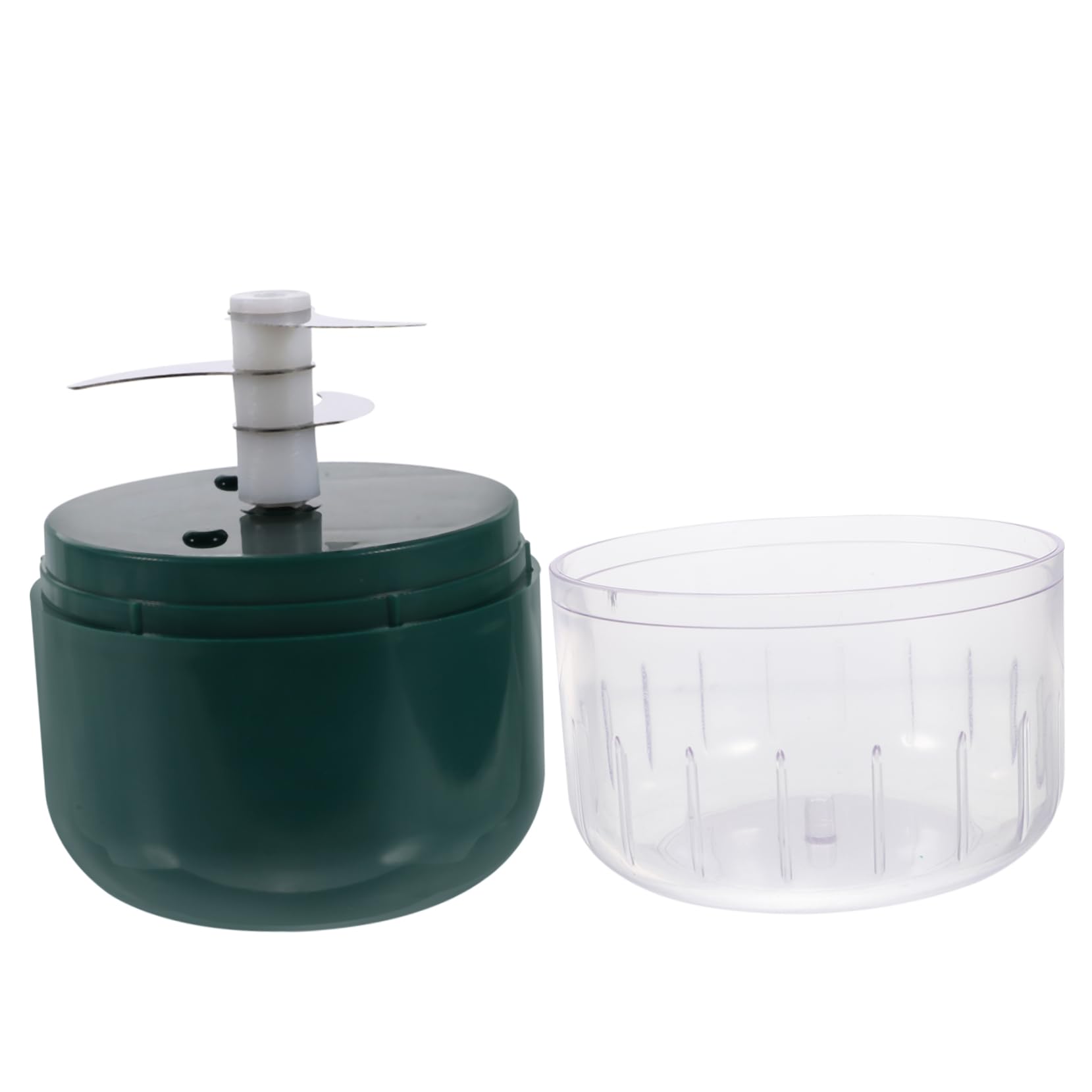 BRIGHTFUFU 1Pc Mini Electric Meat Grinder and Food Processor for Food Fruits Vegetables and Beans Portable with Blades Easy to Clean and Use for Home Cooking