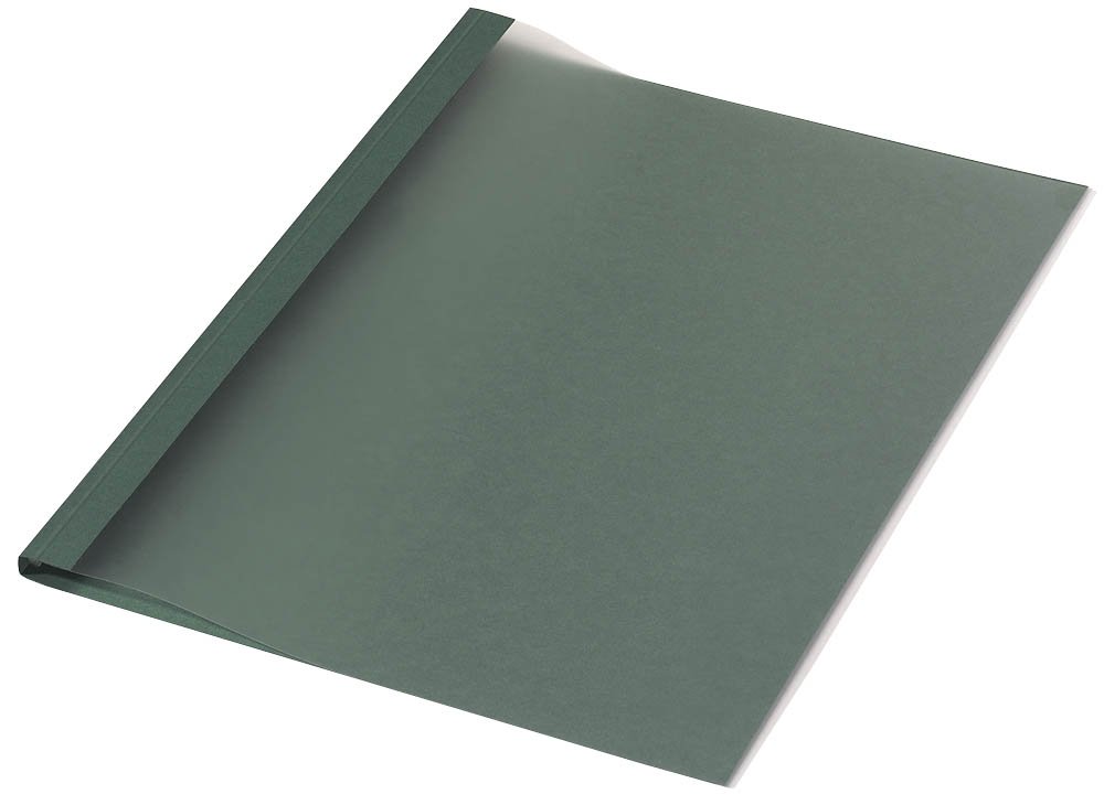 50 LMG Thermo - Bindemappen Leinenstruktur / dunkelgrün / 2,0 mm / 15-20 Blatt / DIN A4