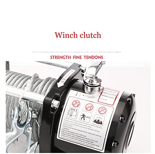 DOLUNTO 3000 Lbs 12V Vehículo Eléctrico Winch miniatura 5